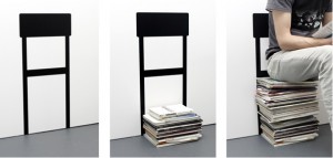 fk_stackchair_popup1 Florian Kremb's quirky 'reading chair' wall sticker (£30.65; www.hiddenartshop.com)